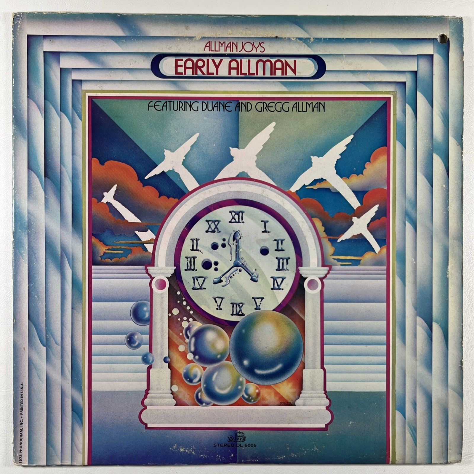 Allman Brothers - Allman Joys Early Allmans LP Dial Records DL 6005 EX 1973 Rock