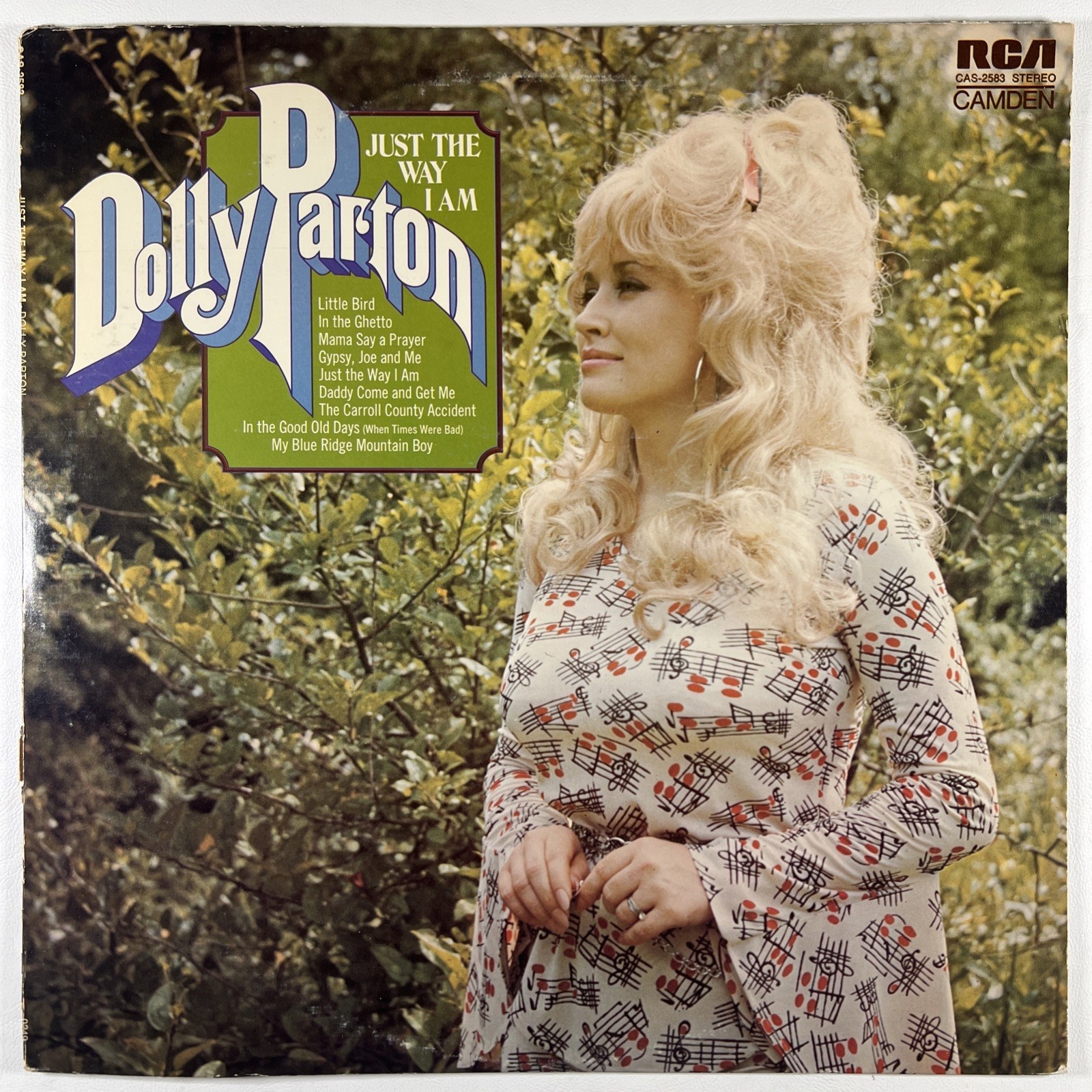 Dolly Parton - Just The Way I Am LP RCA Camden Records CAS 2593 1972 Country