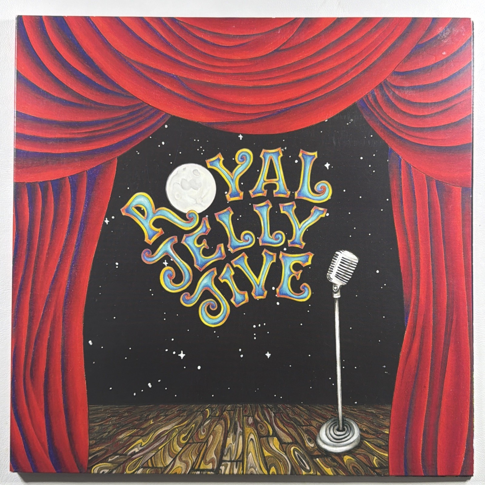 Royal Jelly Jive - Self Titled LP Feedbands NM Ltd Ed 1000 Blue Swirl Gatefold