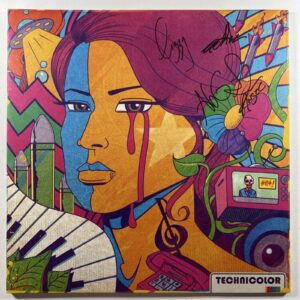 Sweet Lizzy Project “Technicolor” LP/Mono Mundo (EX) 2020 Autographed Gatefold