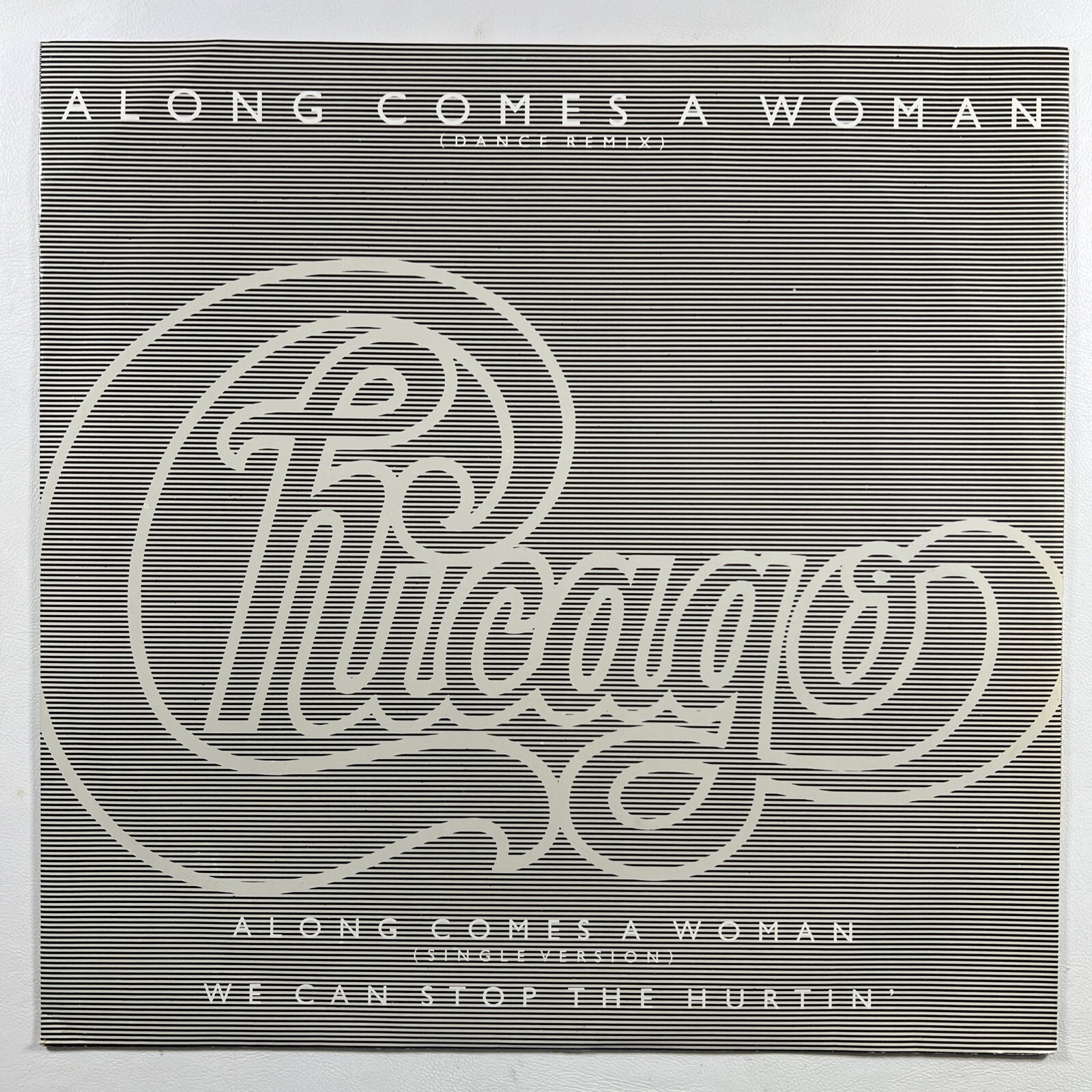 Chicago “Along Comes A Woman” Maxi Single 12"/Full Moon W9082T (NM) UK 1984