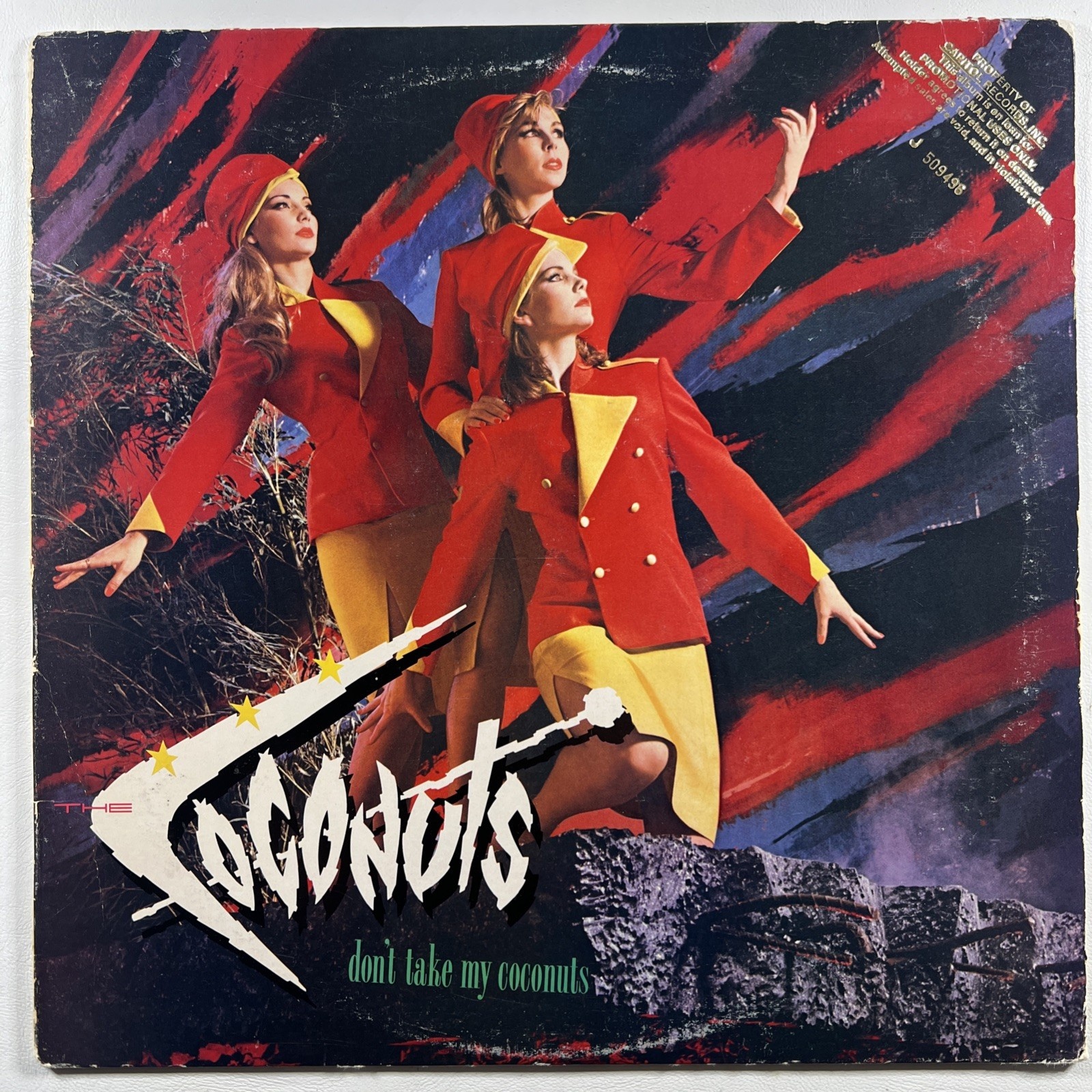 The Coconuts - Don't Take My Coconuts LP EMI America ST-17097 VG+ Promo 1983