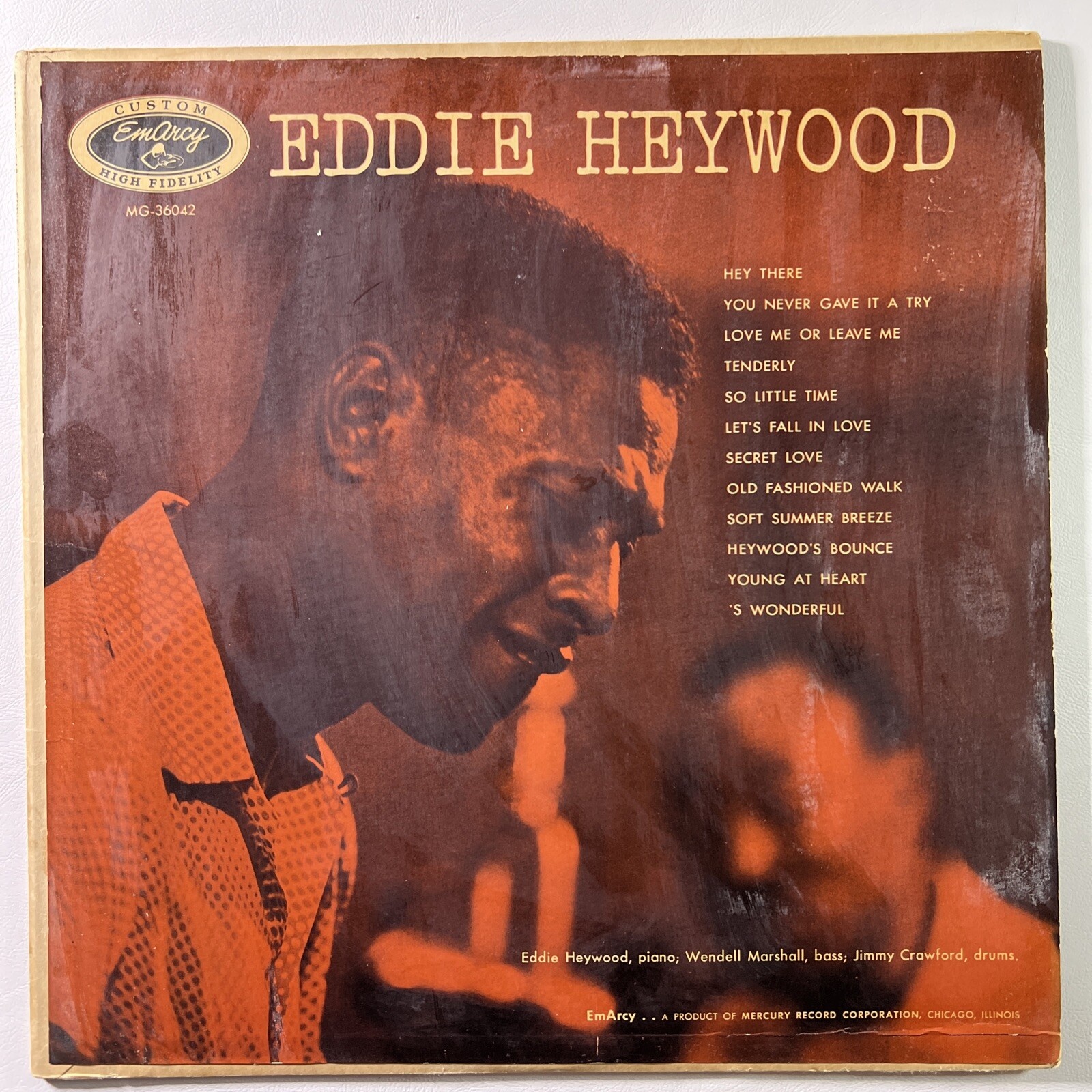 EDDIE HEYWOOD “Self Titled”LP/Mercury MG-36042 (VG) 1955