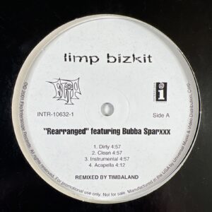 LIMP BIZKIT “Re-Arranged/Take A Look Around” Single 12” (EX) Promo Timbaland