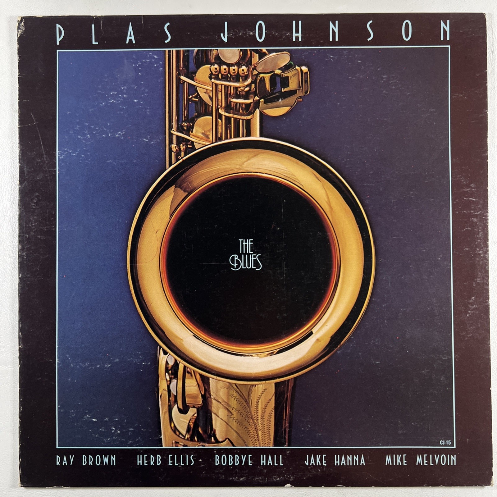 Plas Johnson “The Blues” LP/Concord CJ-15 (NM) 1976 Jazz Blues