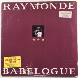 Raymonde - Babelogue LP Chrysalis Records BFV 41615 NM 1987 Promo Hype