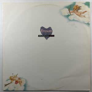 Erasure - Who Needs Love Like That/Push Me Shove Me 12” Single Mute VG+ UK 1985