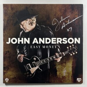 John Anderson “Easy Money” 2LP/Warner Bro. White Lbl Promo Gate Autographed w/CD