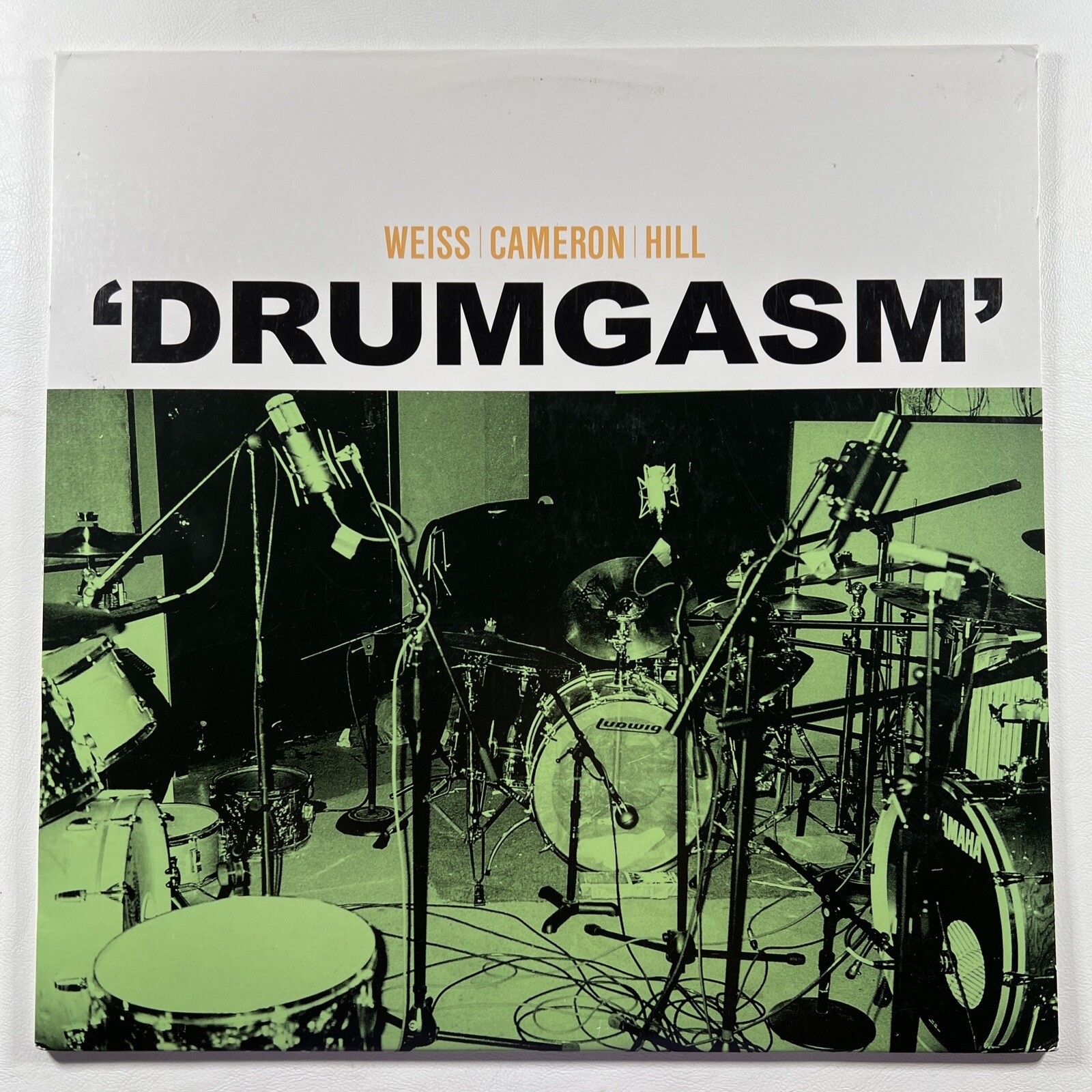 Janet Weiss, Matt Cameron & Zach Hill “Drumgasm” LP/Jackpot JPR025 (EX) 2013
