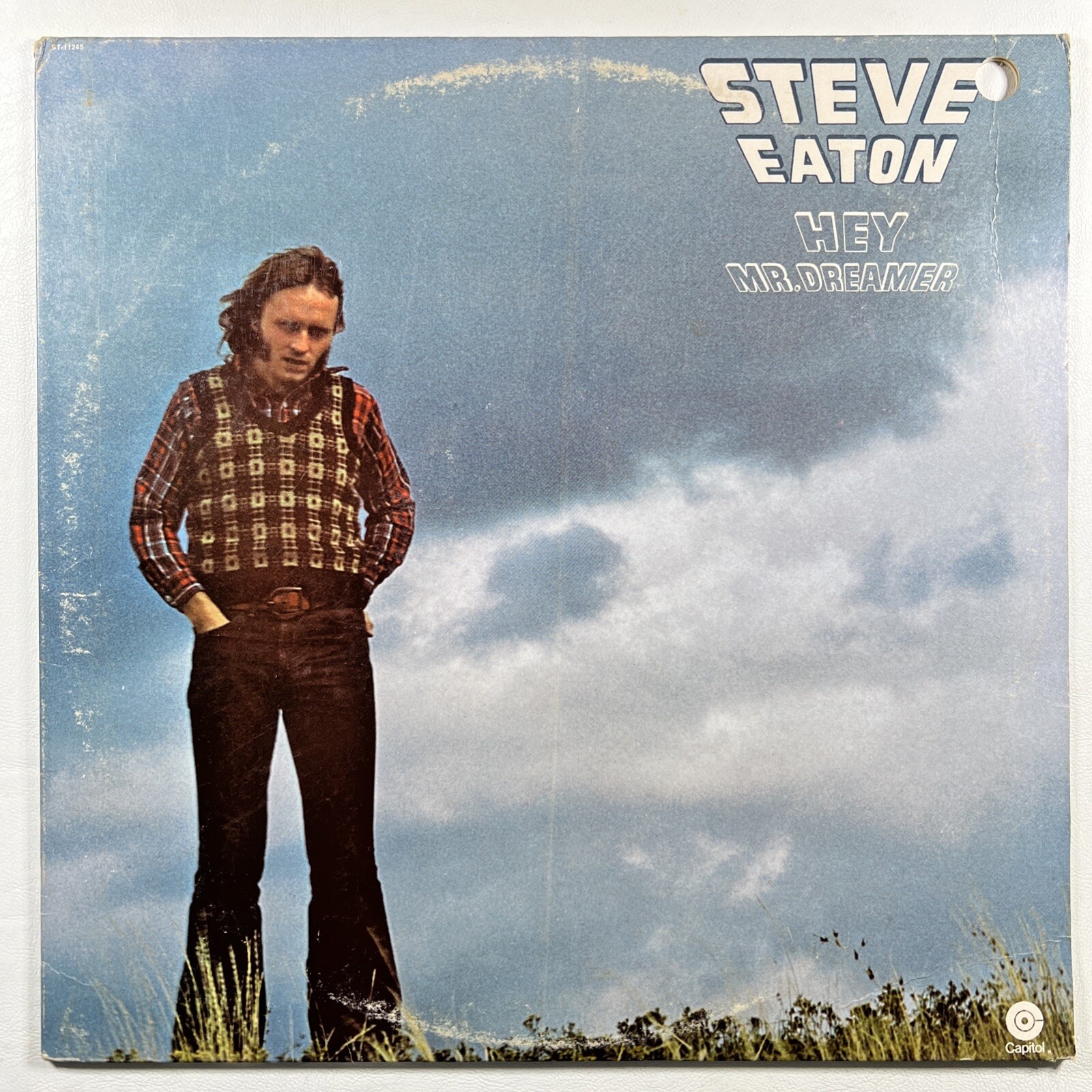Steve Eaton “Hey Mr. Dreamer” LP/Capitol ST-11245 (EX) 1974