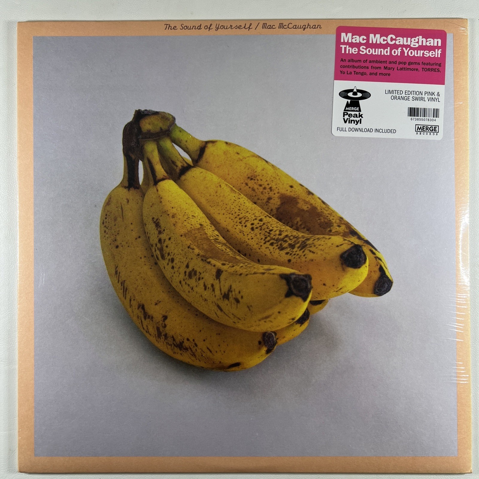 Mac McCaughan “The Sound of Yourself” LP/Merge (Sealed) Ltd Ed Pink/Orange 2021