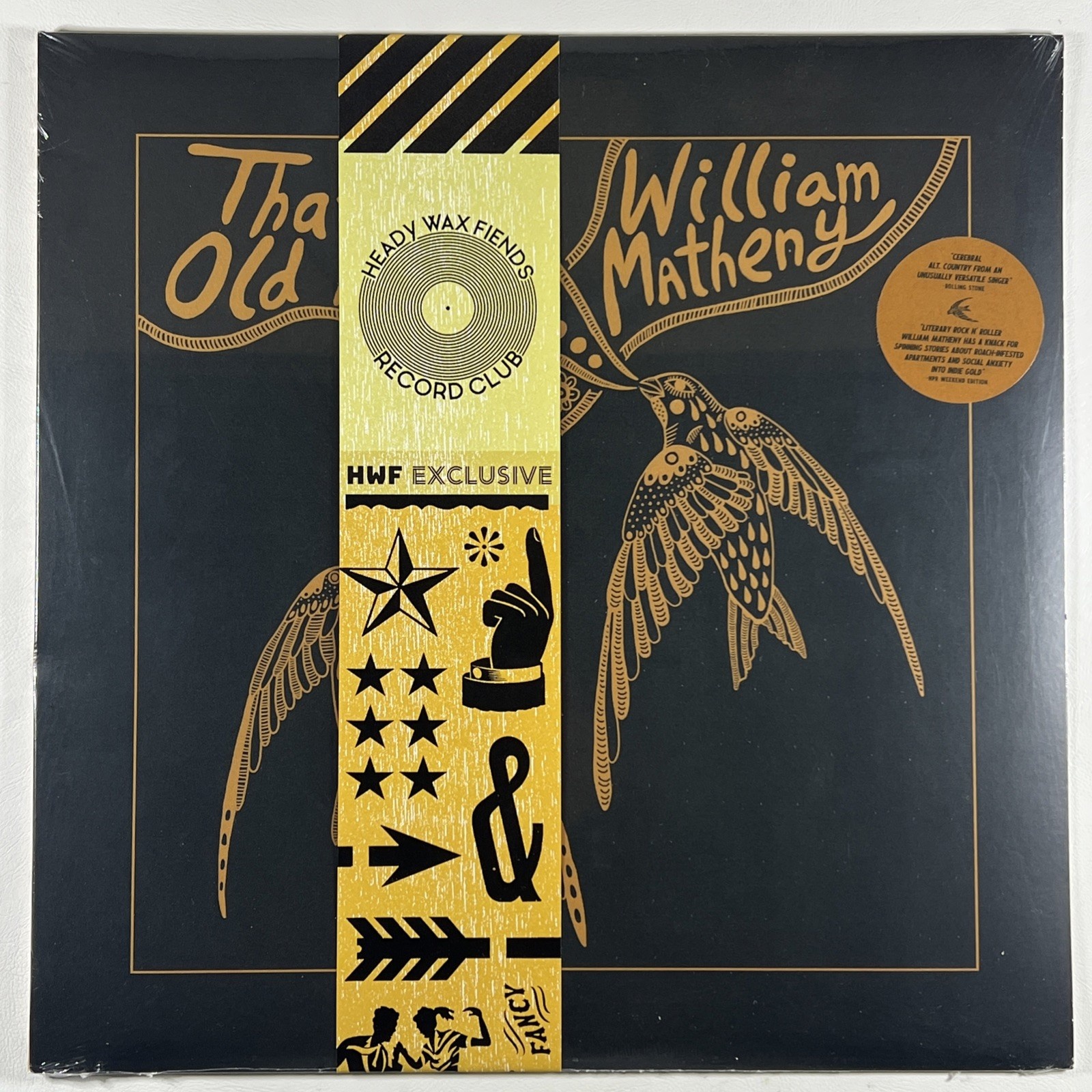 William Matheny - That Grand, Old Feeling LP Thirty Tigers Sealed Green Ltd Ed