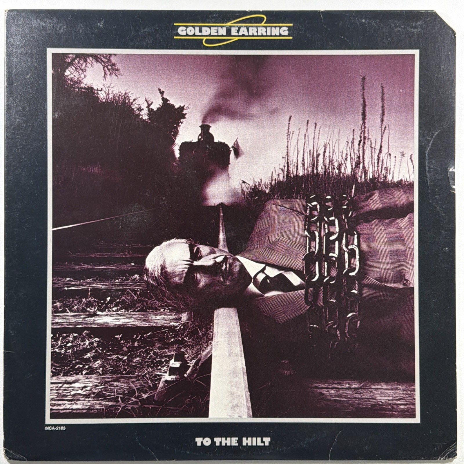 Golden Earring - To The Hilt LP MCA Records MCA-2183 EX 1976 Insert