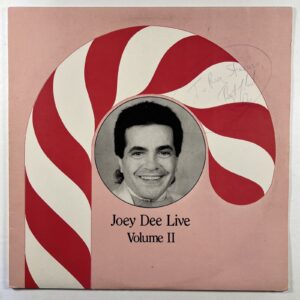 Joey Dee & The Starliters "Joey Dee Live Volume II" LP/JDLP-2323 (EX) Autograph