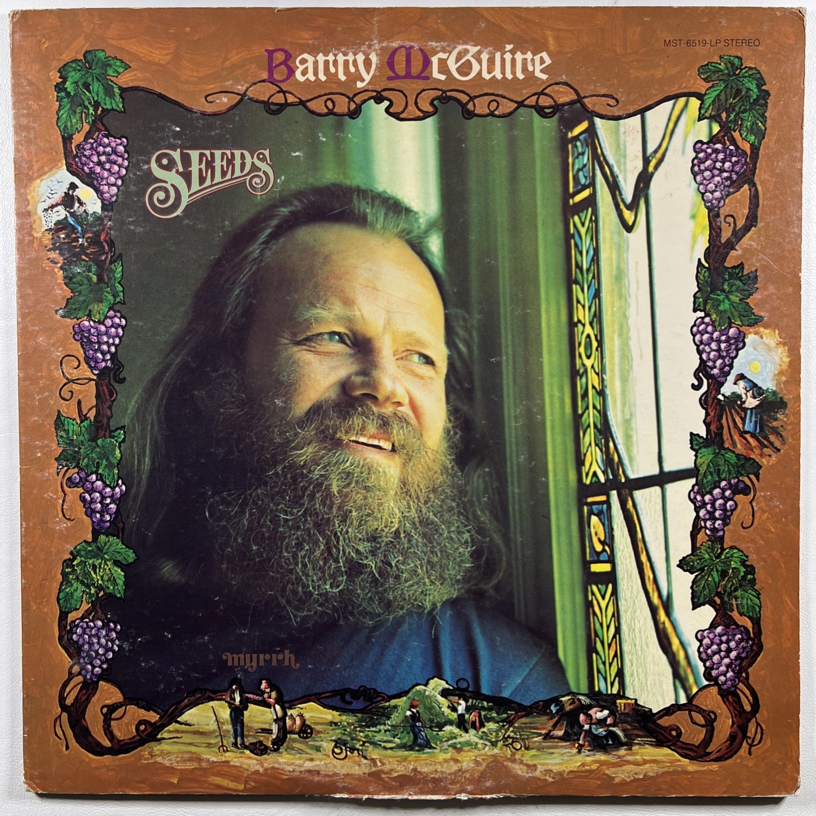 Barry McGuire - Seeds LP Myrrh MST 6519 1973 Insert Folk Rock