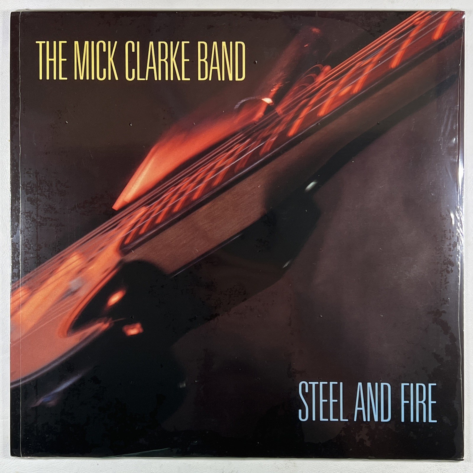 The Mick Clarke Band “Steel And Fire” LP/Stomp (Sealed) Germany 1989 White
