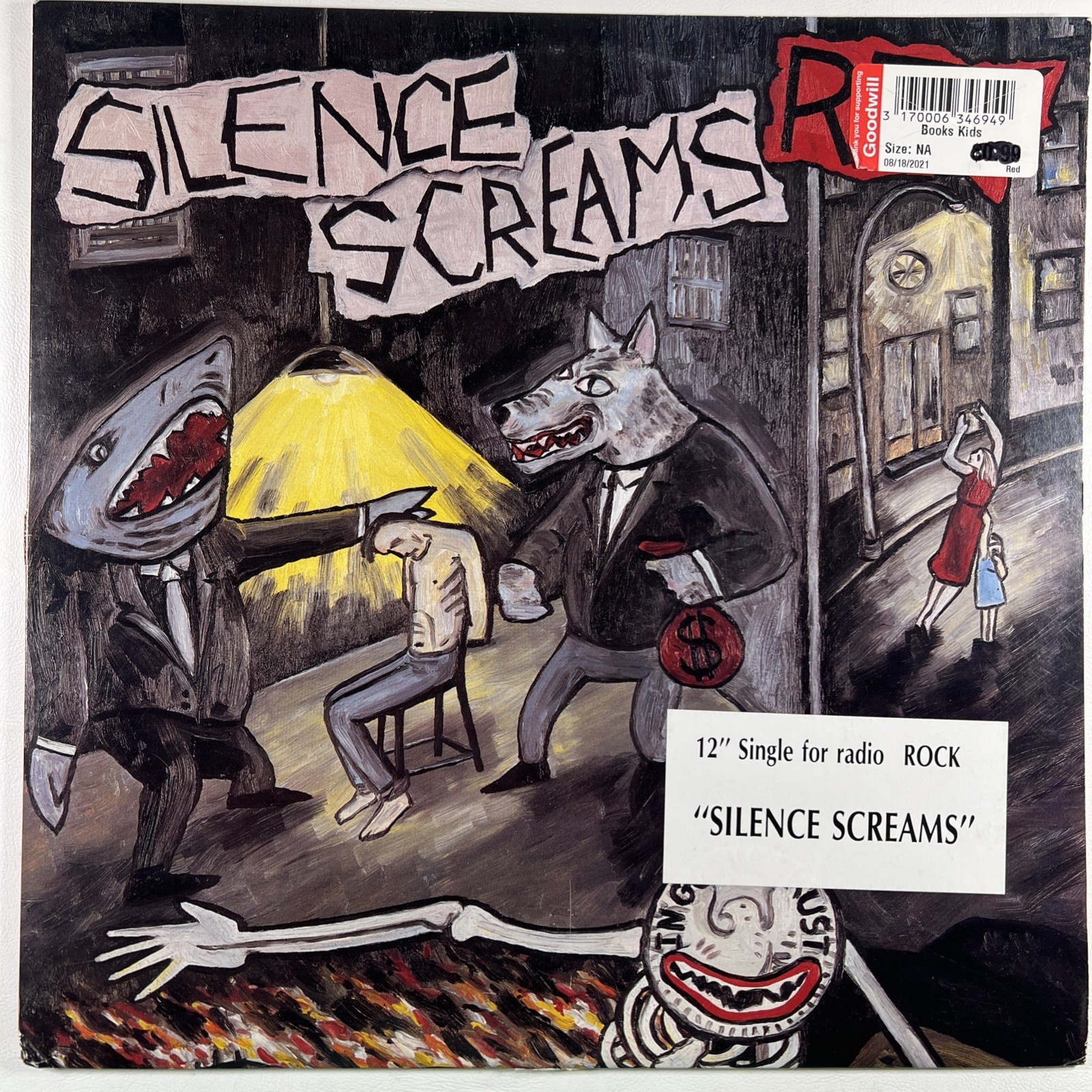 REZ “Silence Screams” Maxi-Single 12”/Ocean (NM) Promo 1988 Hard Rock