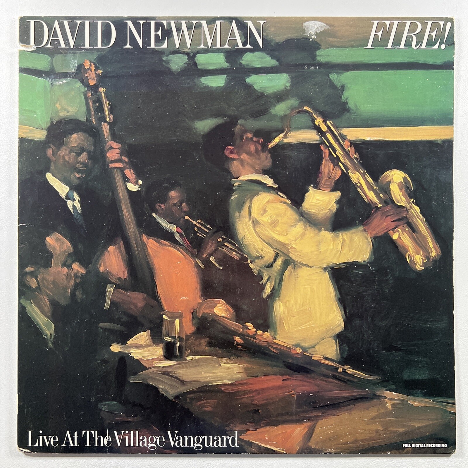David Newman “Fire!Live At The Village Vanguard” LP/Atlantic (EX) 1989 Promo