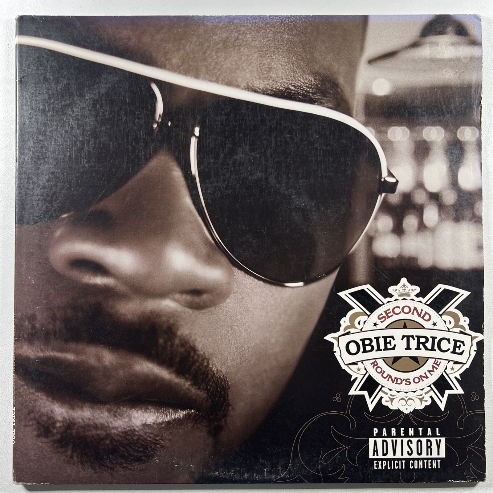 Obie Trice “Second Round’s On Me” 2LP/Shady Records (VG+) Eminem Producer Gate