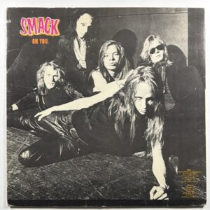 Smack ‎– On You LP Pink Dust NM Clear Vinyl 1984 Hard Rock