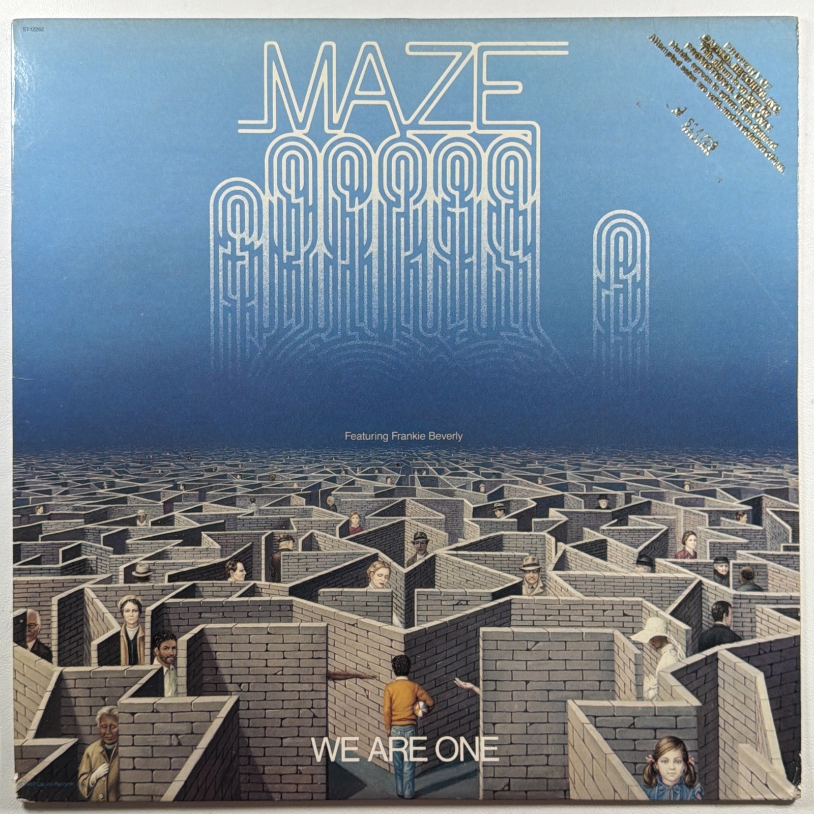Maze feat. Frankie Beverly - We Are One LP Capital ST12262 EX Promo 1983