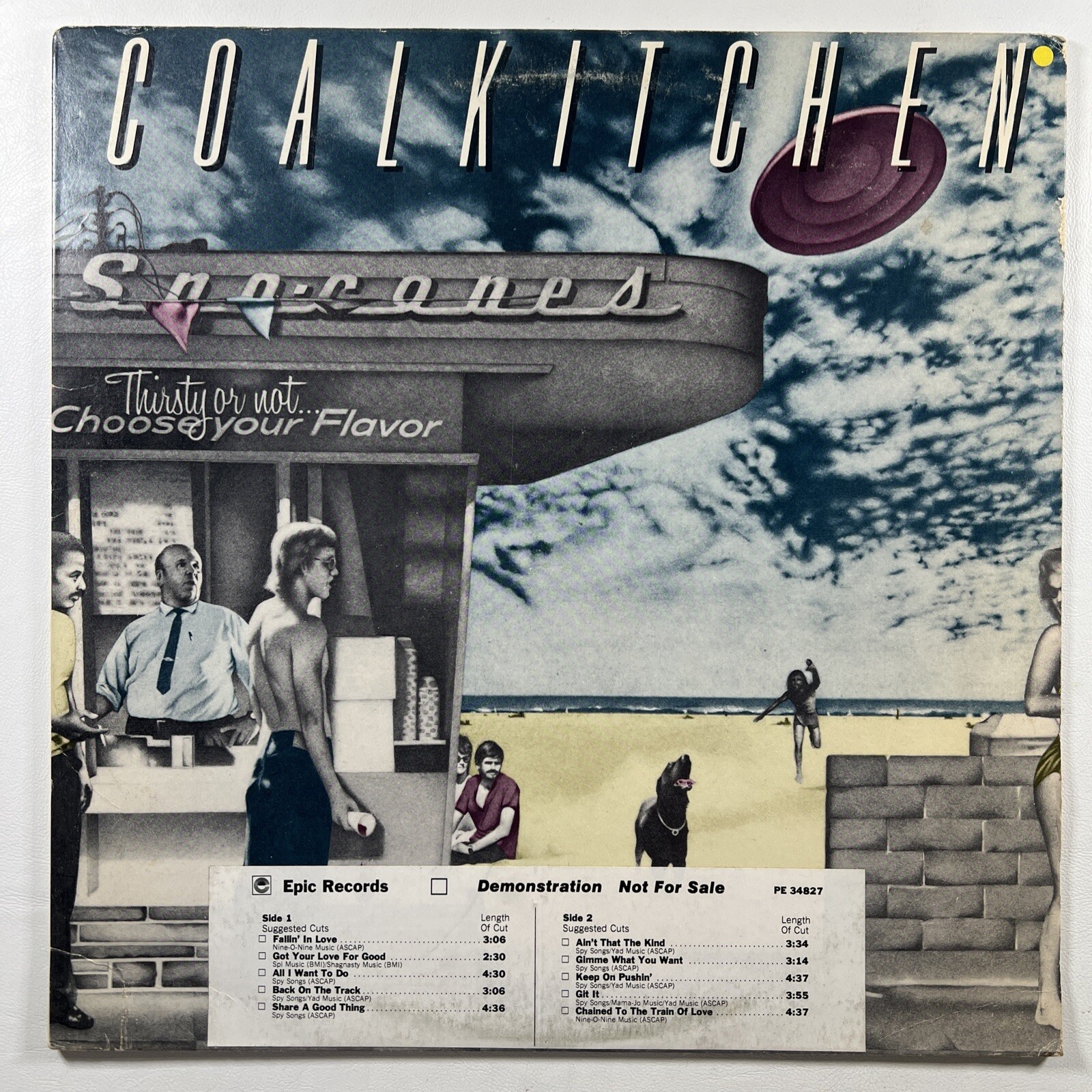 Coalkitchen “Thirsty Or Not...Choose Your Flavor” LP/Epic PE 34827 (EX) Promo