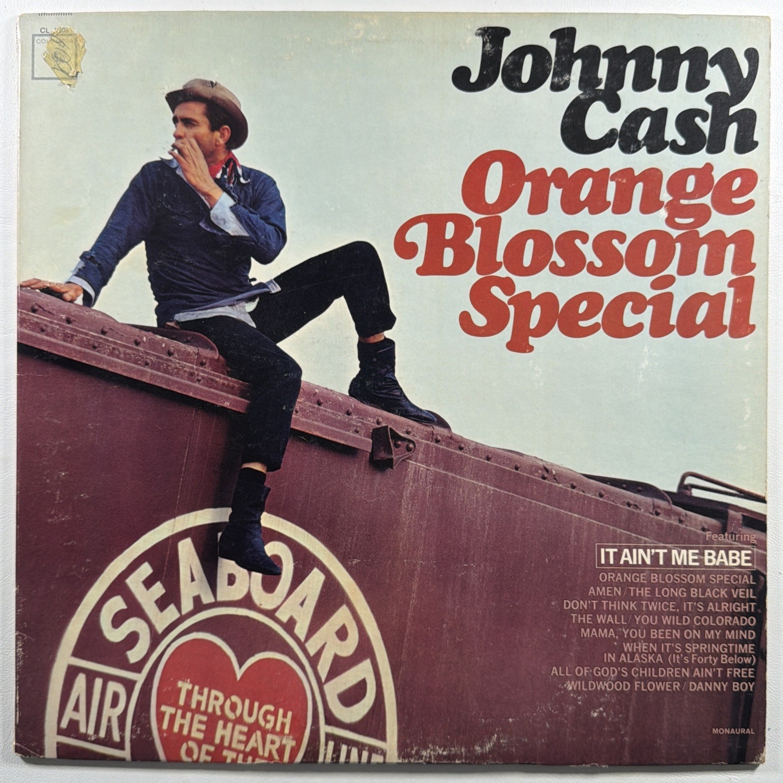 Johnny Cash - Orange Blossom Special LP Columbia CL 2309 VG+ 1965 Mono 2-eye