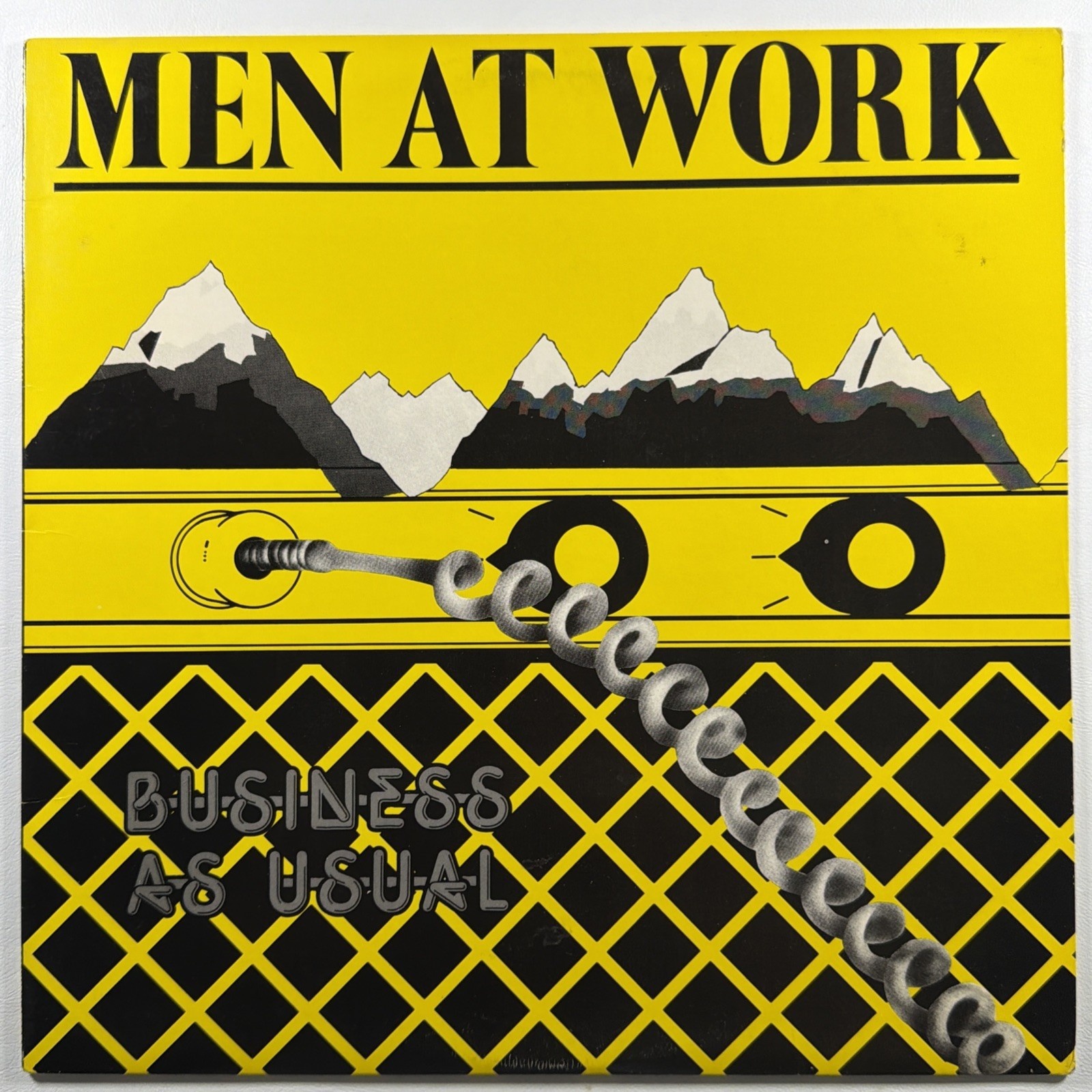 Men at Work - Business As Usual LP Columbia FC 37978 NM 1982 Who Can It Be Now
