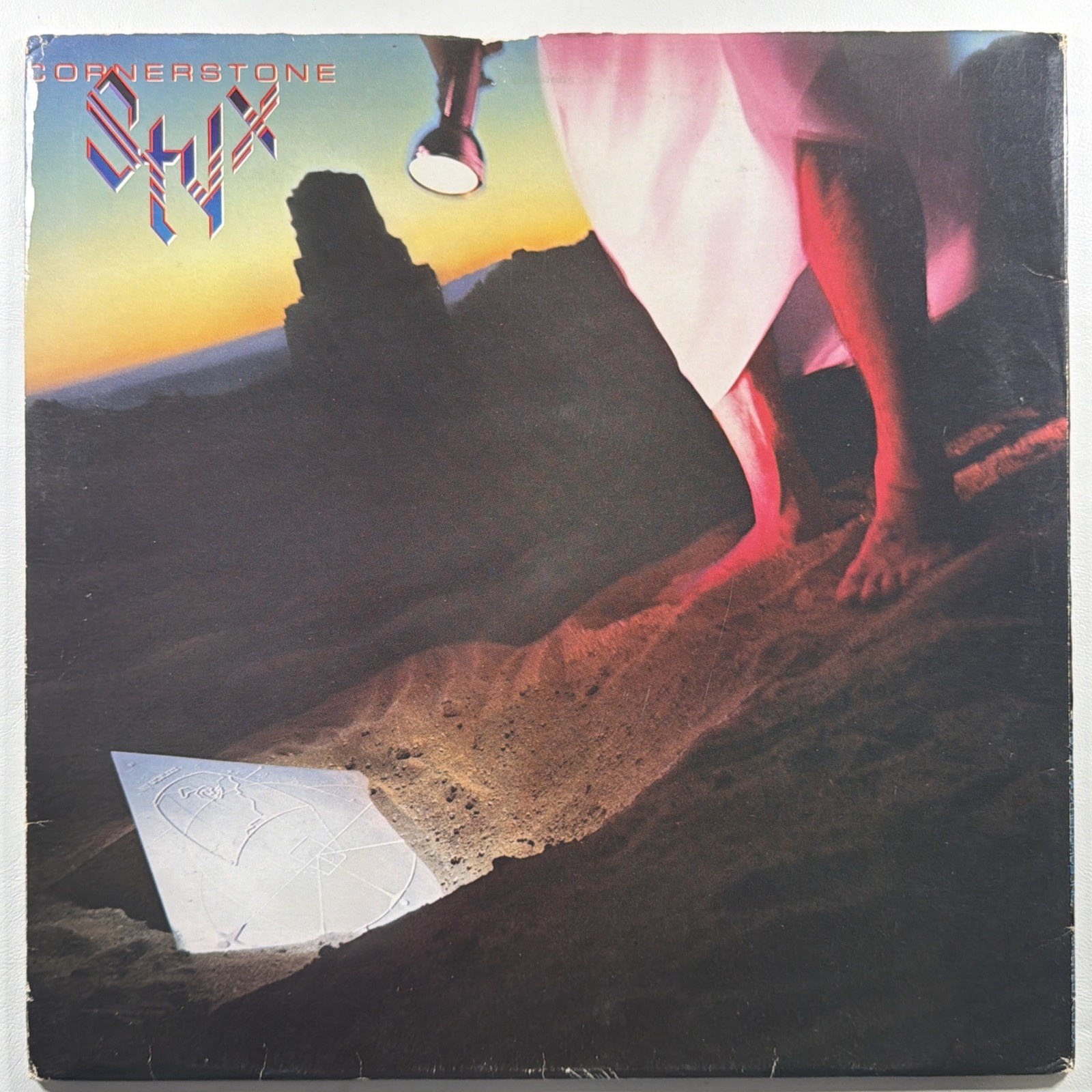 Styx – Cornerstone LP A&M Records SP-3711 EX Promo Prog Rock Art Rock