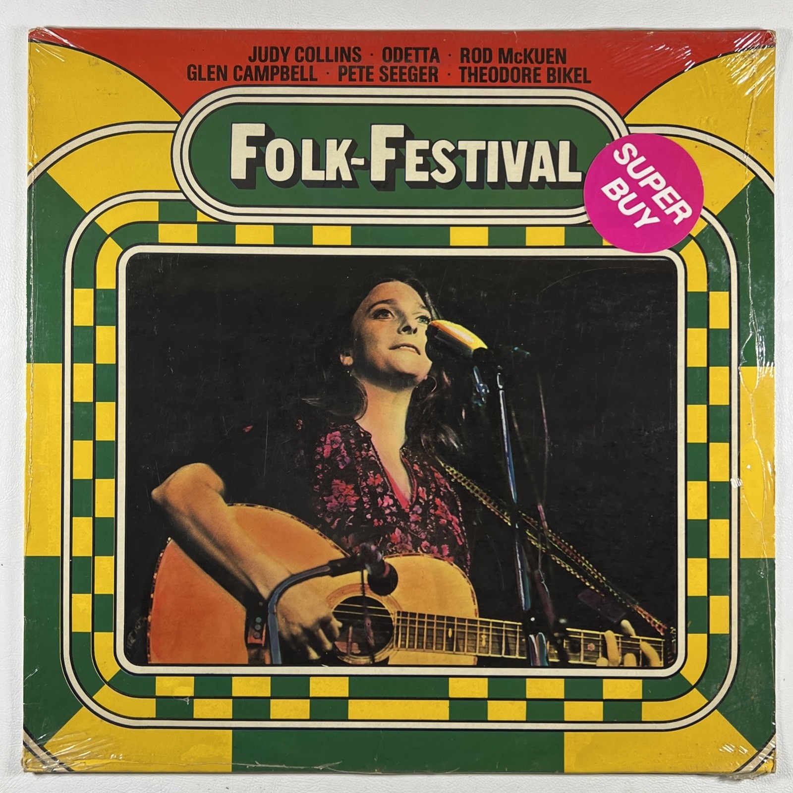 Various “Folk Festival” LP/Time (Sealed) Germany Judy Collins Seeger Campbell