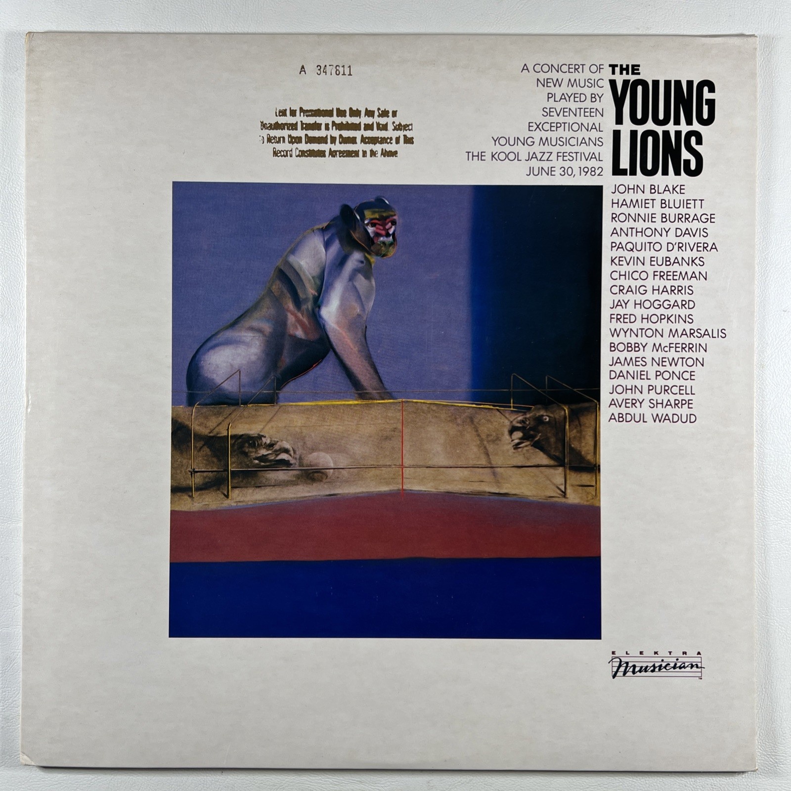 Various “The Young Lions” 2LP/Elektra Records (NM) Gatefold White Promo 1983