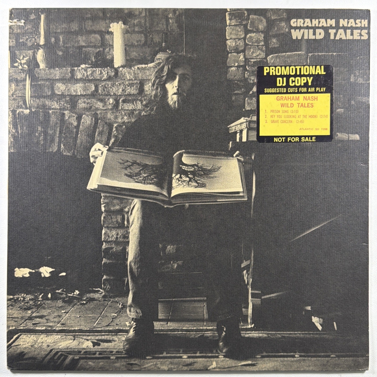 Graham Nash - Wild Tales LP Atlantic SD 7288 EX 1973 Promo DJ Copy Hype