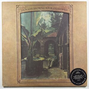 Jackson Browne - For Everyman LP Asylum SD 5067 NM White Label Promo 1973 Insert
