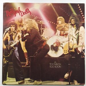 New York Dolls - Too Much Too Soon LP Mercury SRM-1-1001 EX Promo 1974 Glam Rock