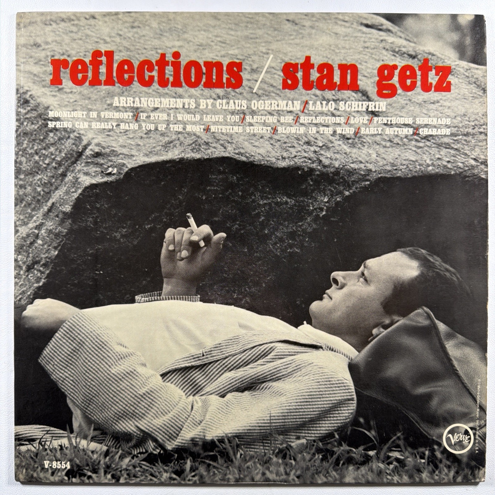 Stan Getz - Reflections LP Verve V6 8554 VG 1964 Mono Cool Jazz Pop