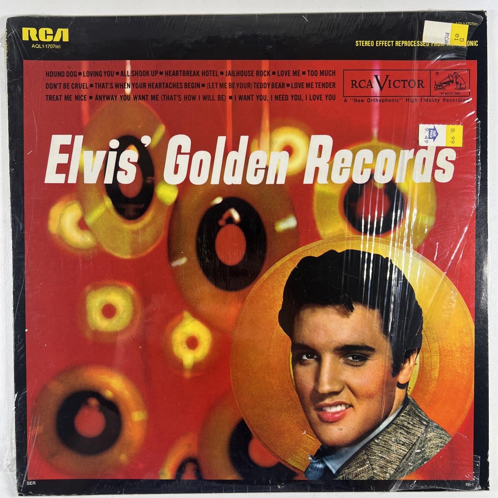 Elvis Presley “Golden Records” LP/RCA AQL1-1707(e) (NM) Shrinkwrap 1977