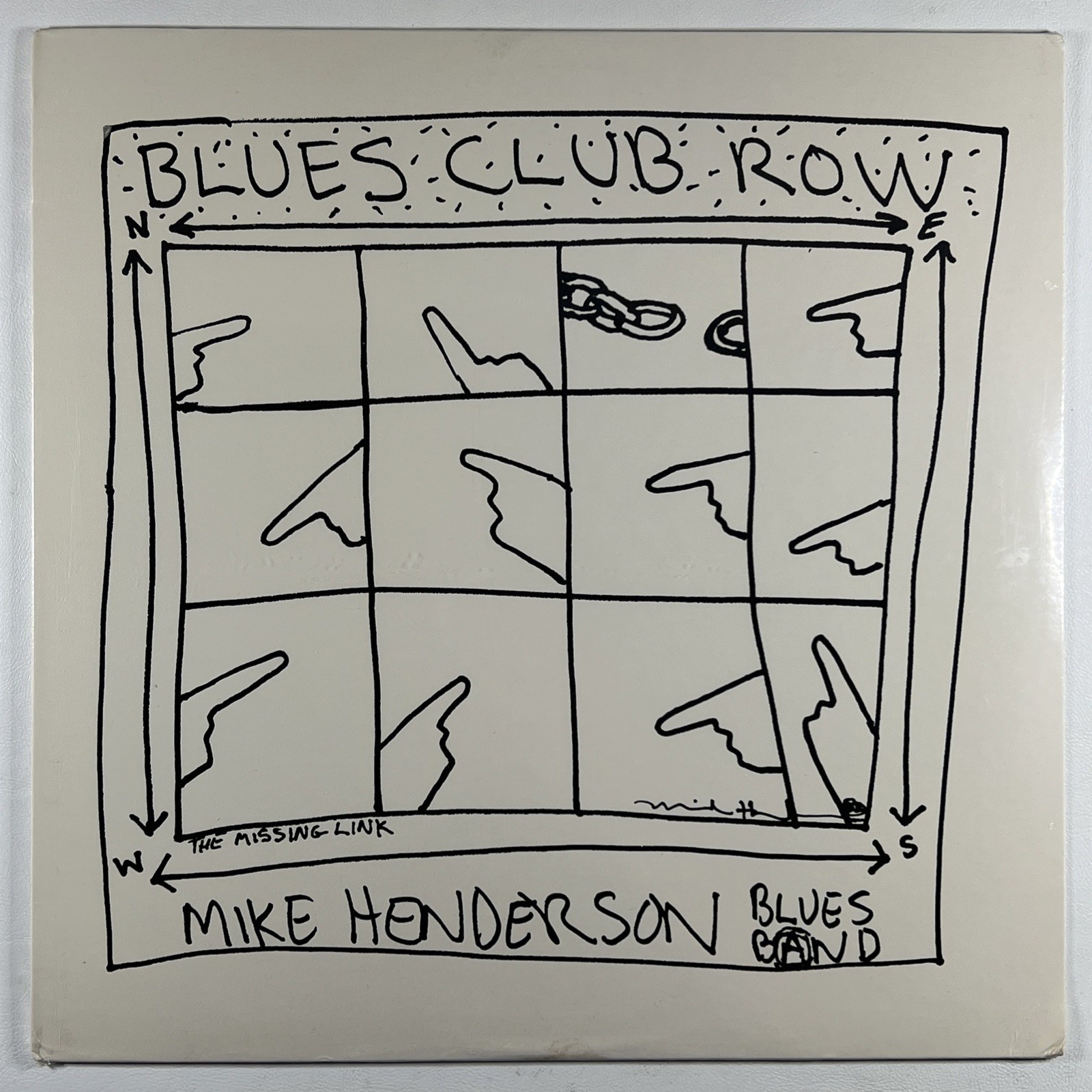 Mike Henderson Blues Band “Blues Club Row” LP/EJ Records 100-3 (Sealed) 1983