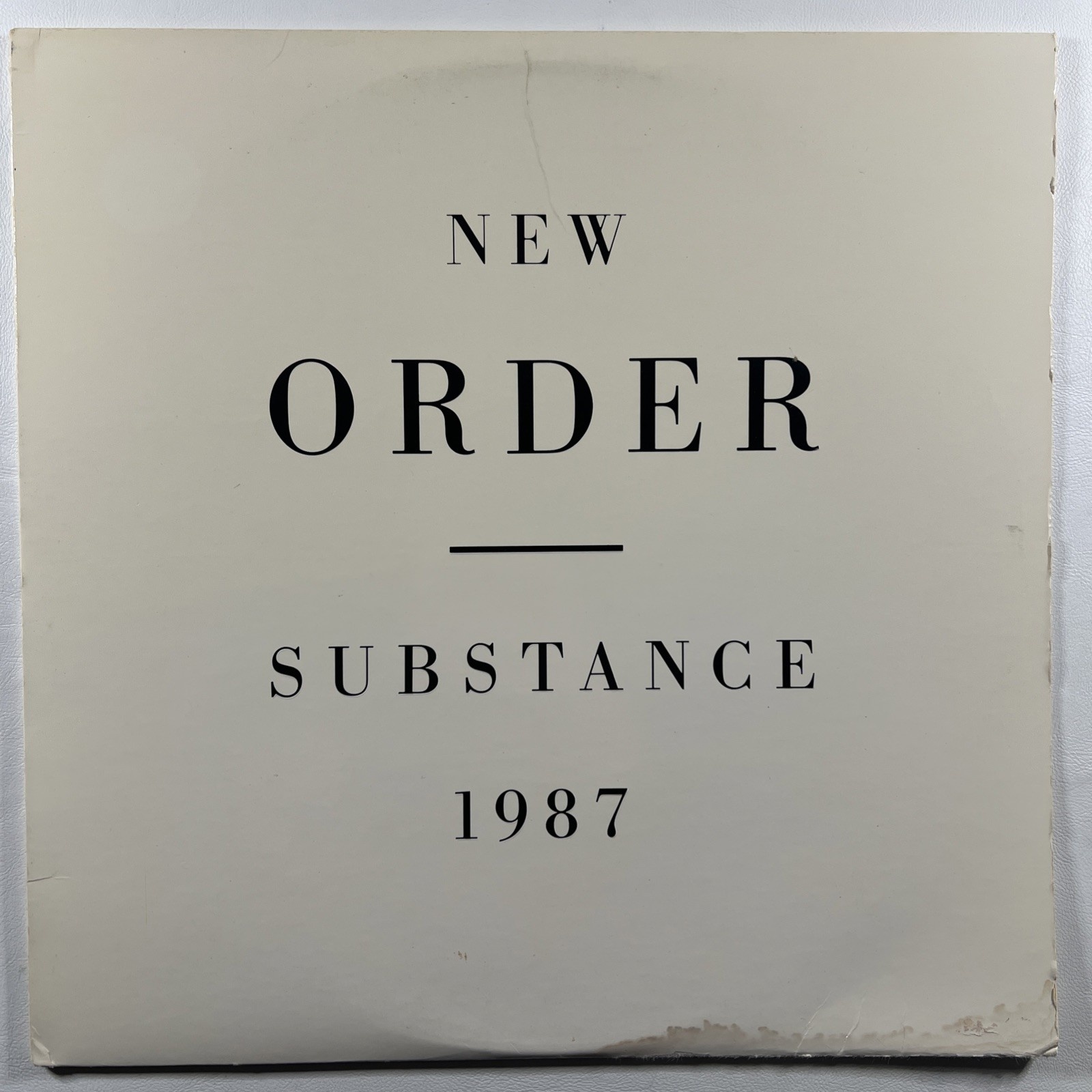NEW ORDER - Substance 1987 2LP EX Original Press/Qwest 256211 Blue Monday