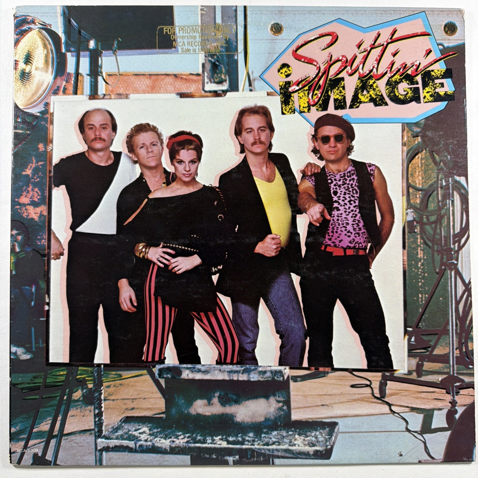 Spittin' Image - Self Titled LP MCA Records MCA-5309 EX Promo 1982 Rock