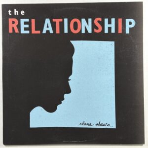 Clara Obscura - The Relationship LP Rebel Union EX 2017 Blue Indie Rock