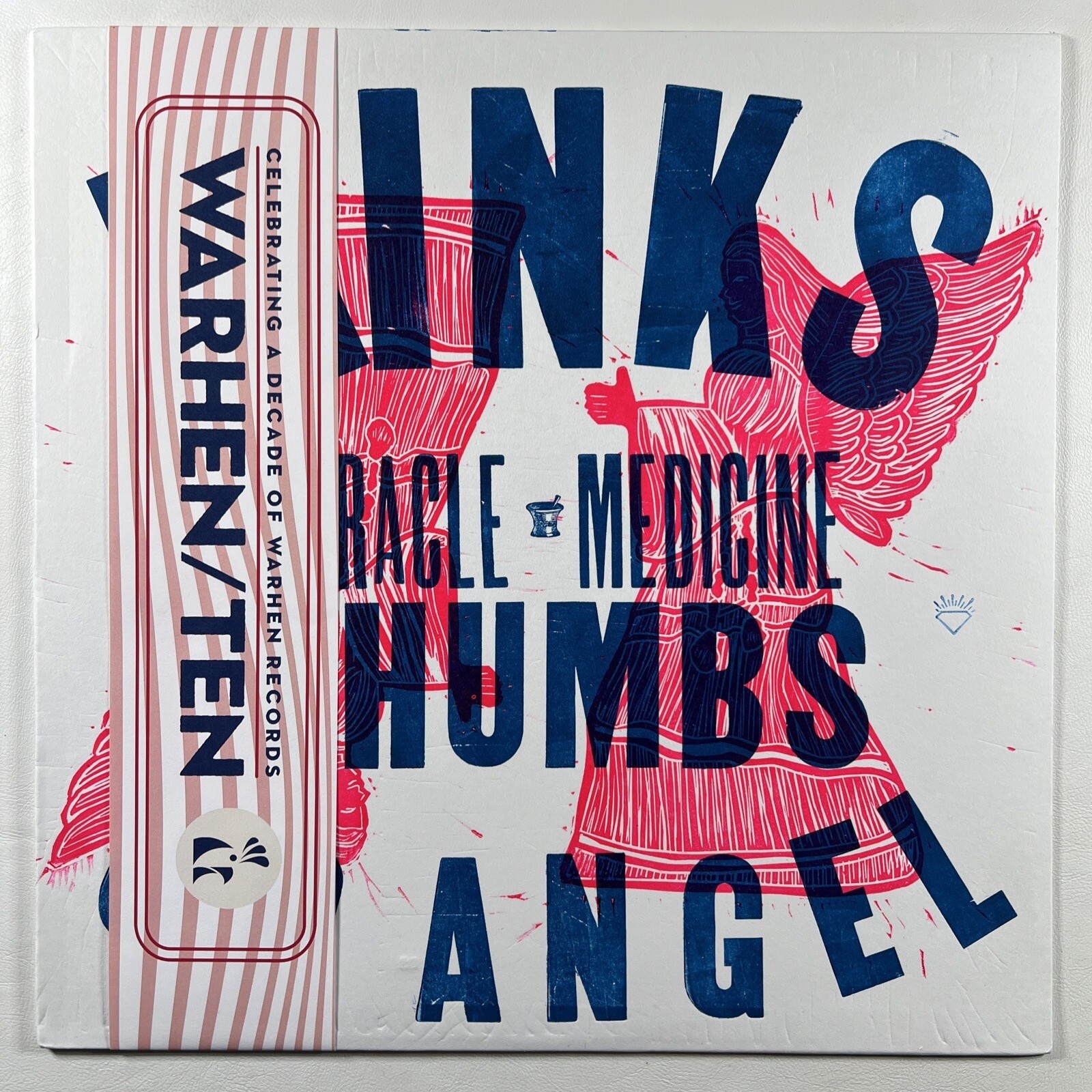 Mink's Miracle Medicine “Thumbs Up Angel” LP/Warhen Letterpress Cover (NM) 2022