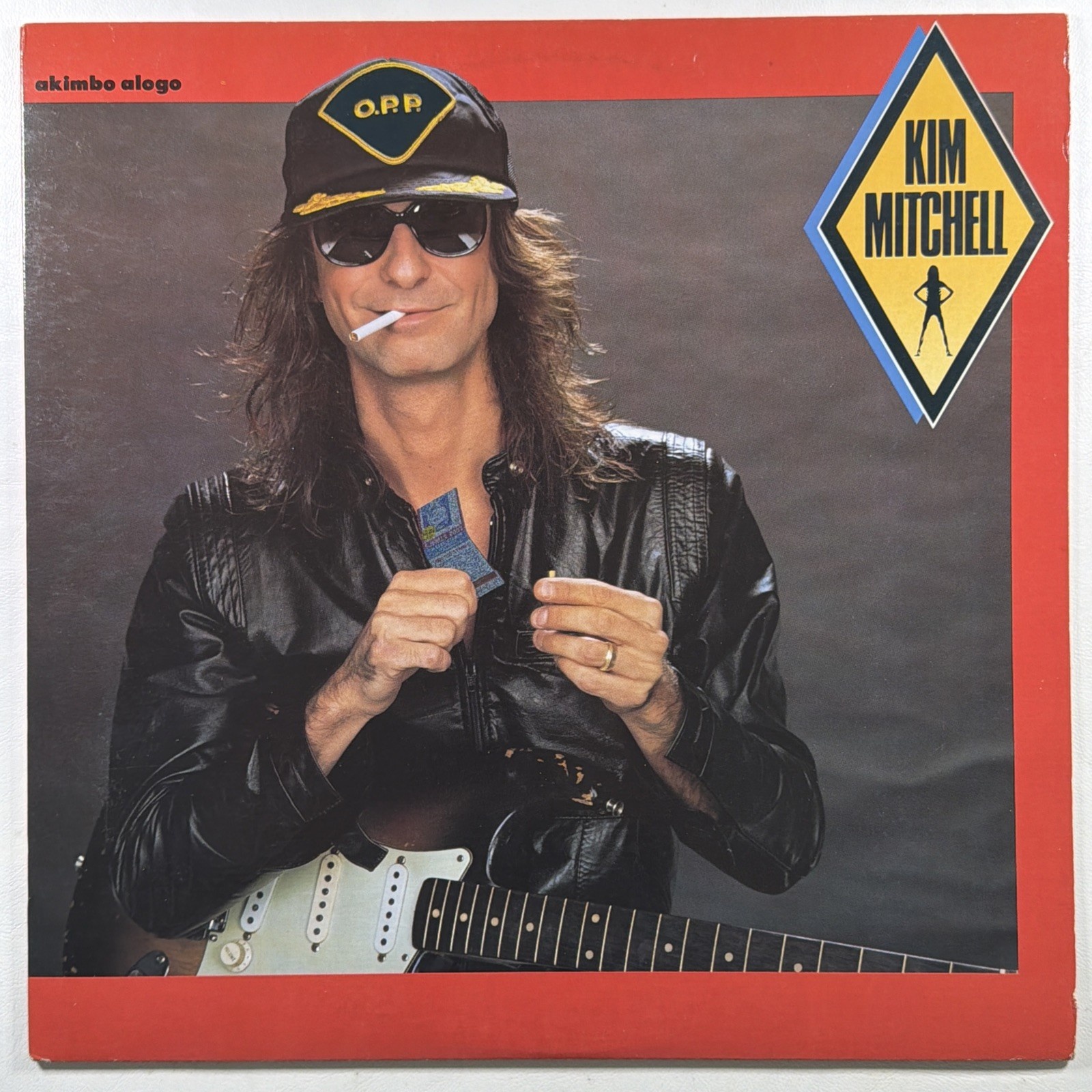 Kim Mitchell - Akimbo Alogo LP Bronze 7 90257-1 EX 1984 Hard Rock