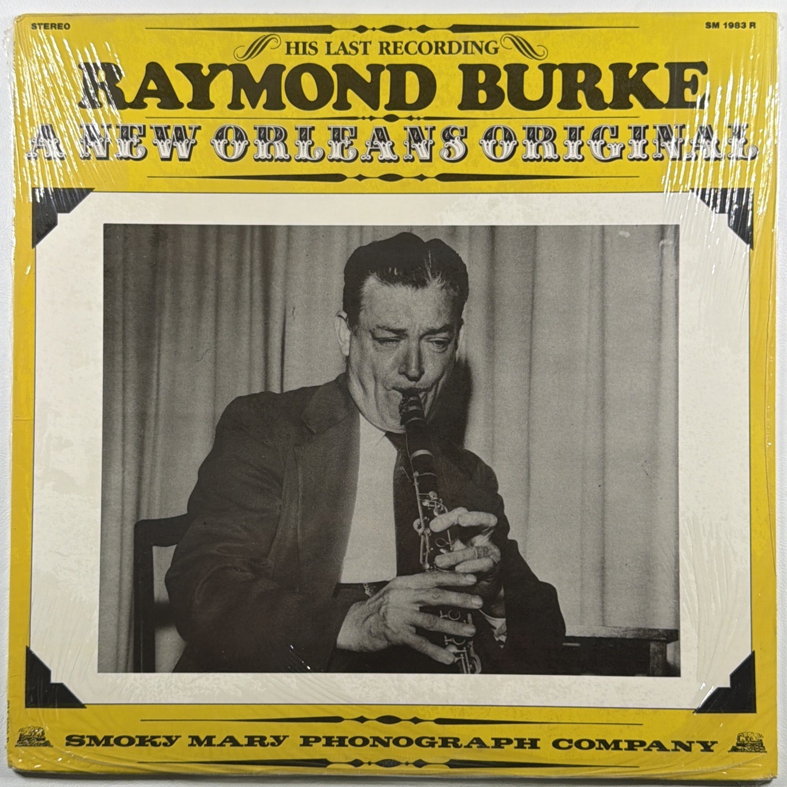 Raymond Burke - A New Orleans Original LP Smoky Mary SM 1983 R Sealed Jazz