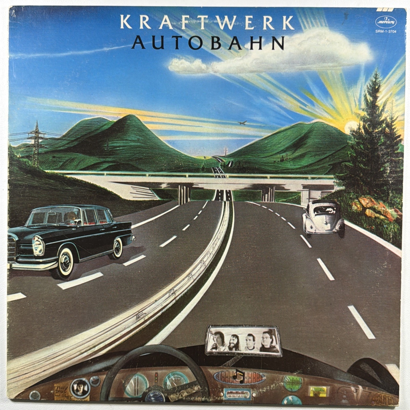 Kraftwerk - Autobahn LP Mercury SRM-1-3704 VG+ 1979 Electronic Experimental