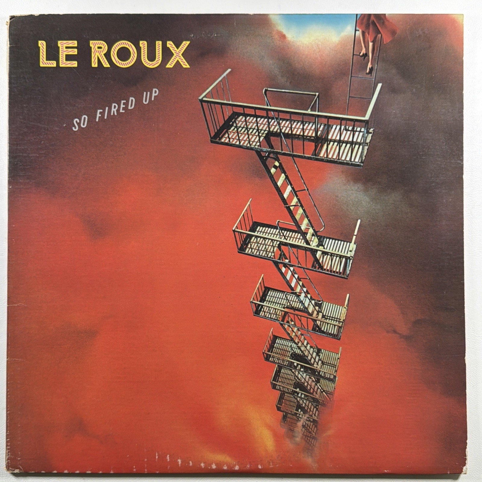 LE ROUX - So Fired Up LP RCA AFL1-4510 EX 1983 Hard Rock