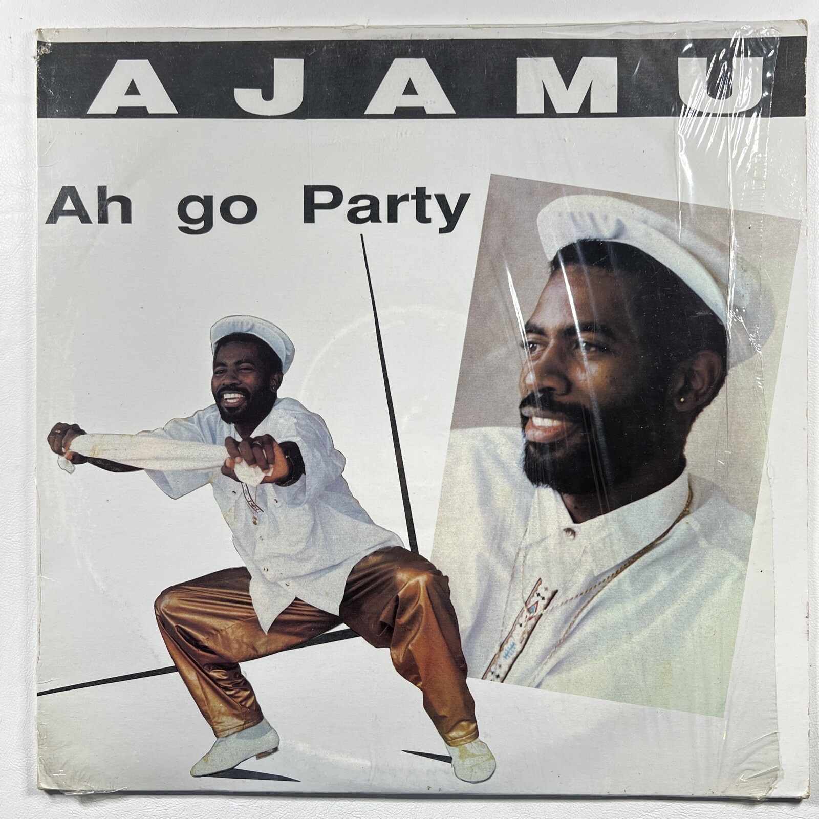 King Ajamu “Ah Go Party” EP/Ali J AJ0190 (EX) Shrinkwrap 1990