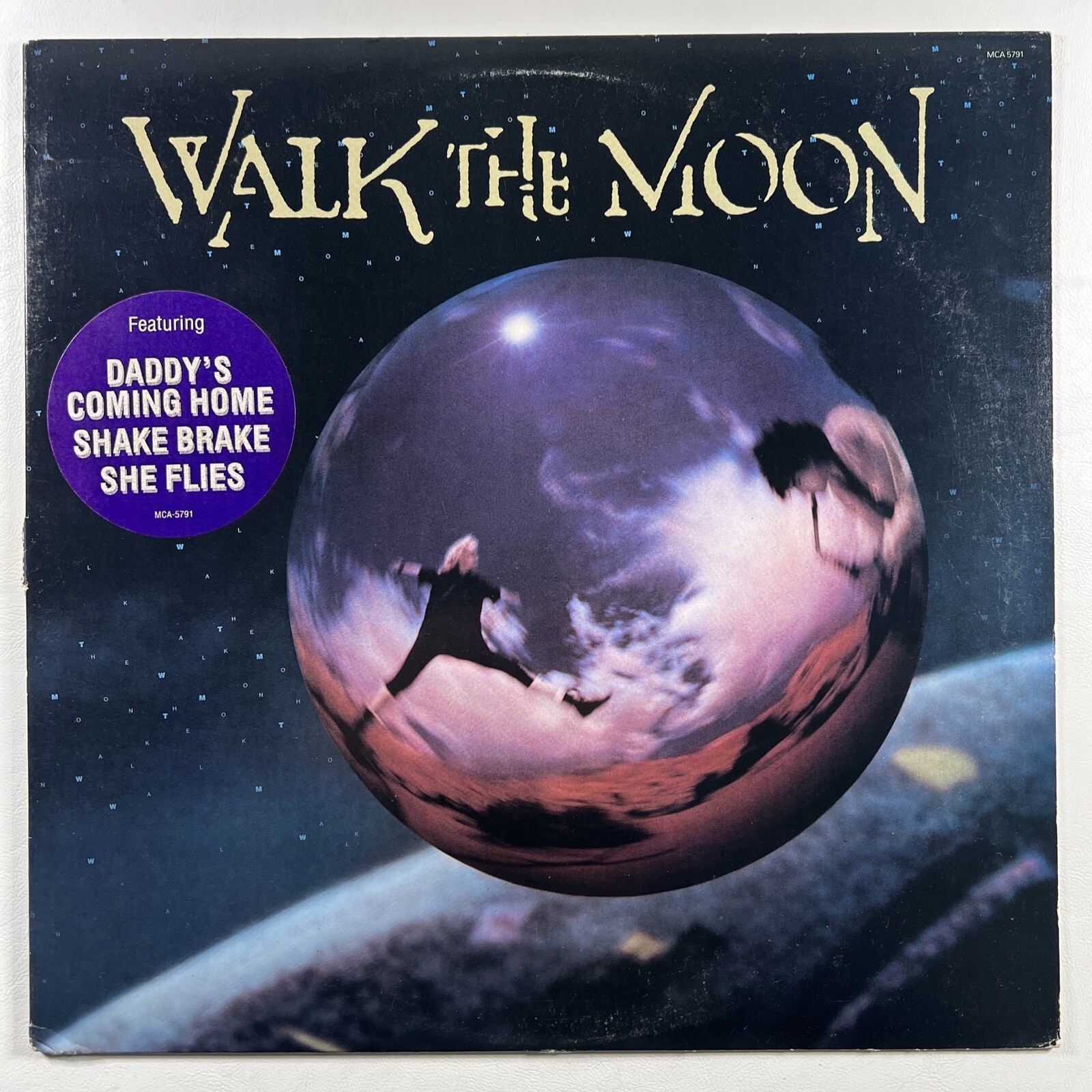 Walk The Moon “Self Titled” LP/MCA-5791 (EX) Promo Hype Sticker 1987