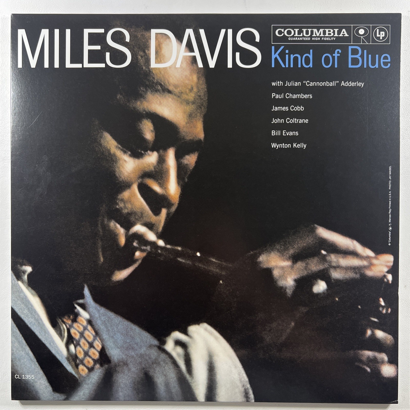 Miles Davis - Kind Of Blues LP/Columbia CL 1355 NM 2013 Mono Reissue 180g