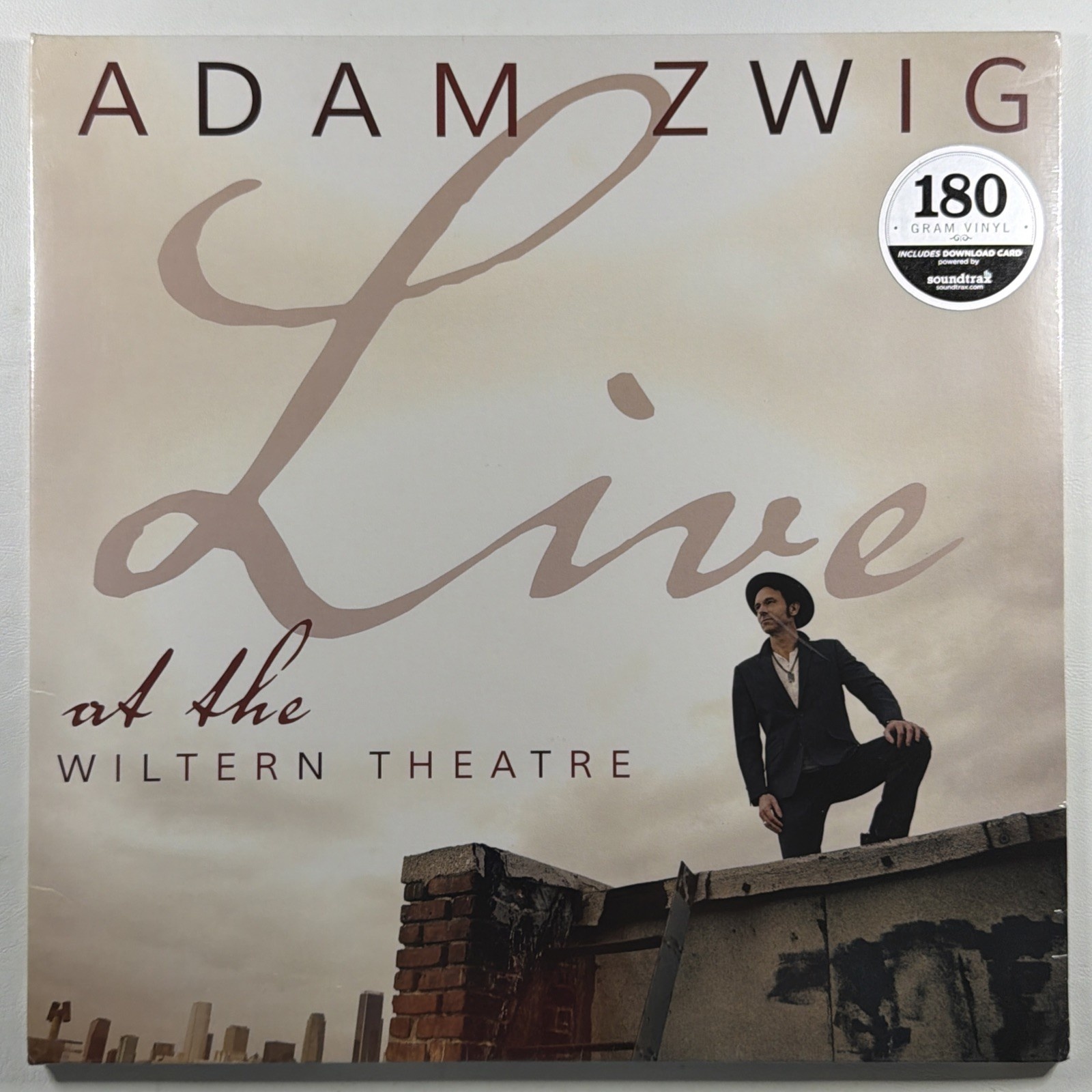 Adam Zwig - Live At The Wiltern Theatre LP Conscious Sealed 2015 180g Country