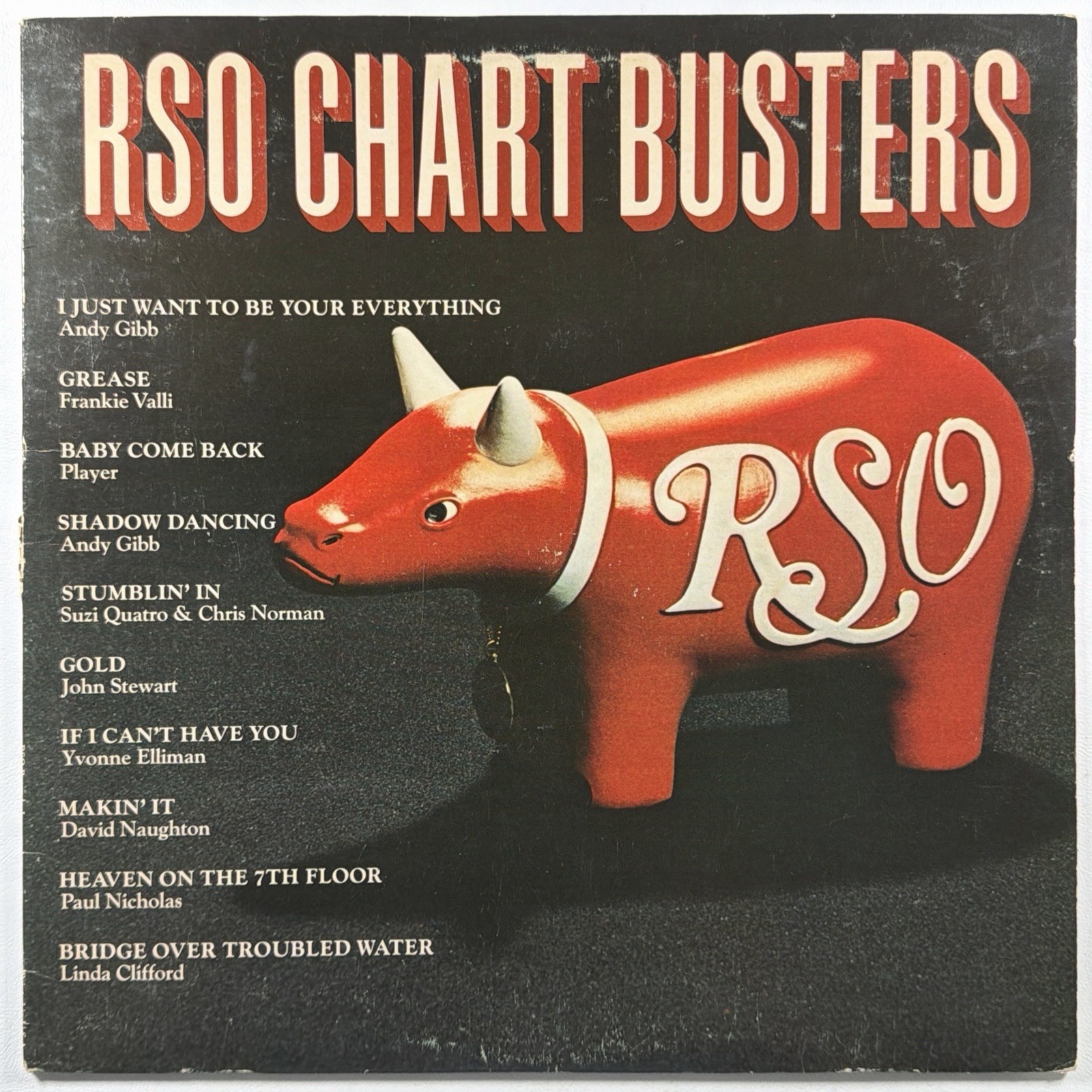 Various RSO Chart Busters LP RSO RS-1-3066 WX Andy Gibb, Suzi Quatro 1979